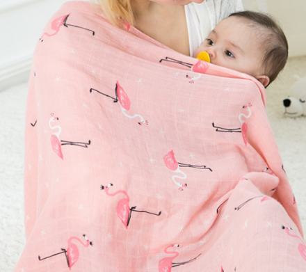 Baby Muslin Swaddle Wrap | You and Bamboo