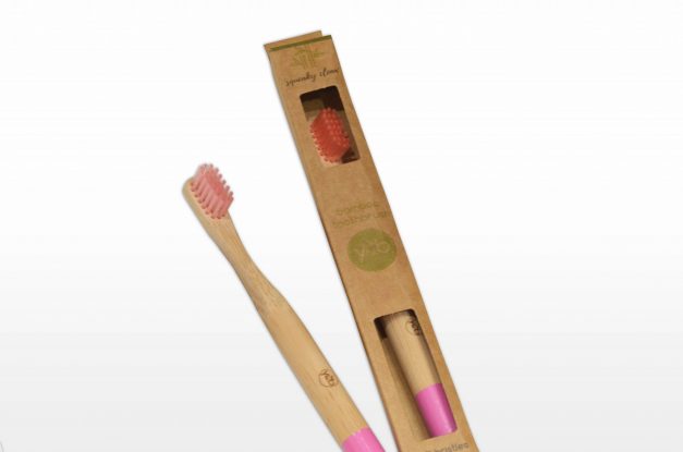 Bamboo Kids Toothbrush Pink